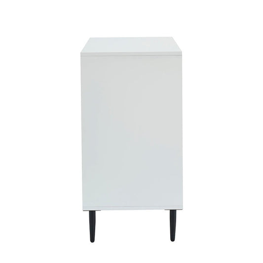 Evie Small Sideboard - White/Wood Effect - DUSK