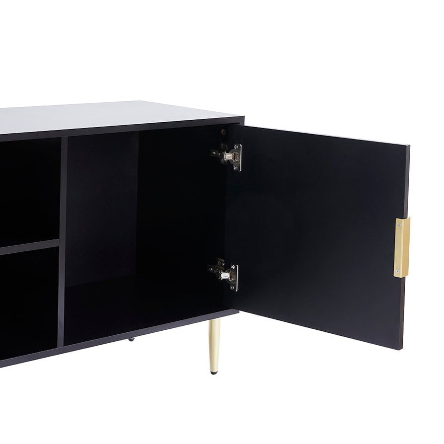 Evie TV Stand - Black - DUSK