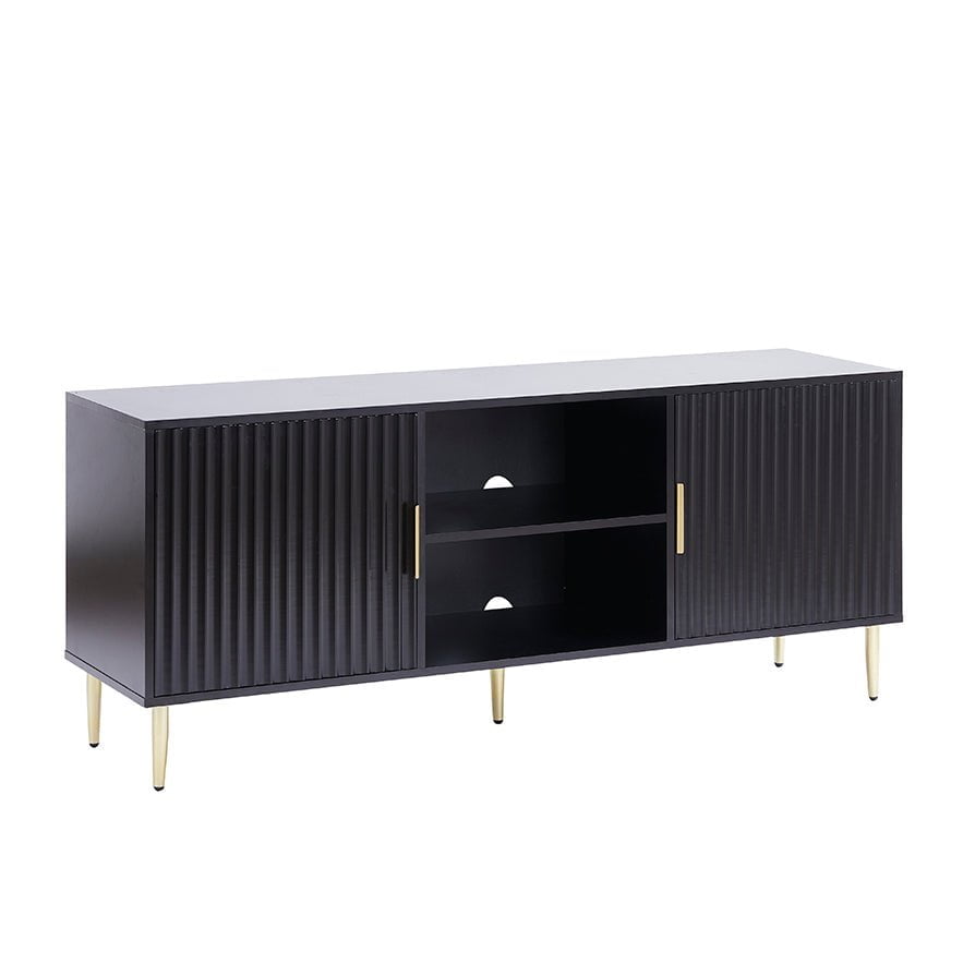 Evie TV Stand - Black - DUSK