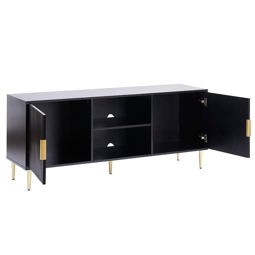 Evie TV Stand - Black - DUSK