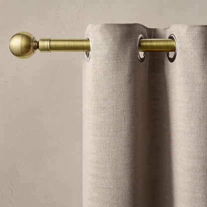 Extendable Metal Curtain Pole - Brass - DUSK