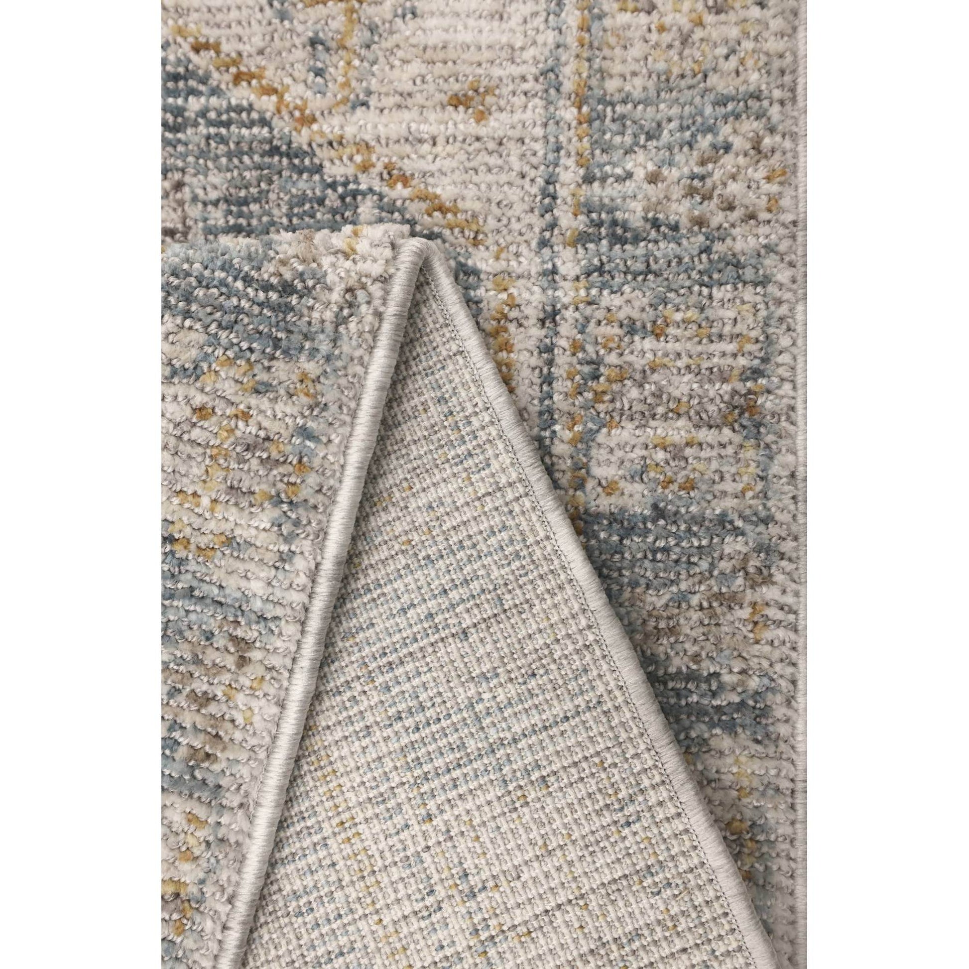 Ezra Traditional Tufted Edge Rug - Blue - DUSK