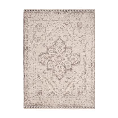 Ezra Traditional Tufted Edge Rug - Natural - DUSK