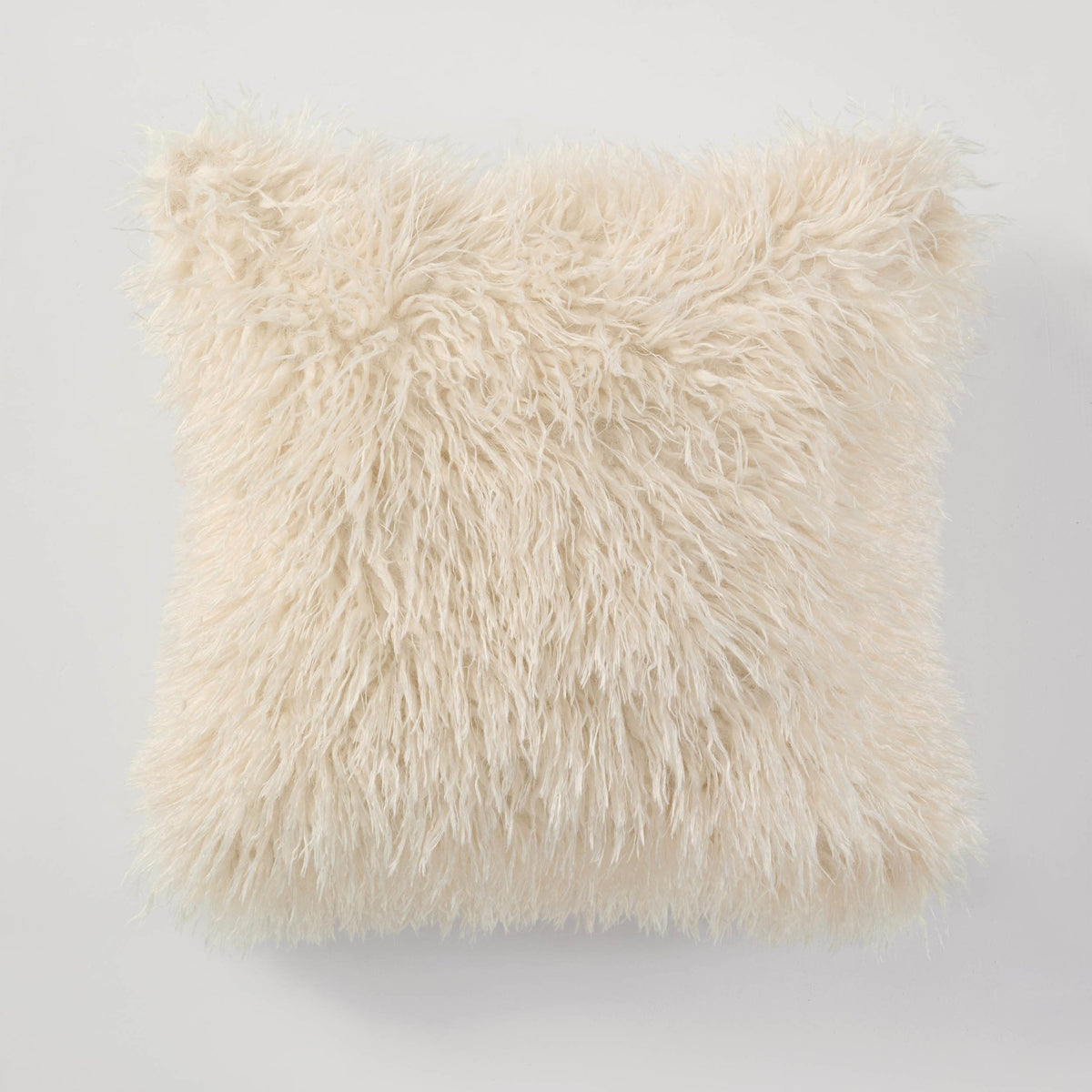Faux Fur Sheepskin Cushion Cover - Off White - DUSK