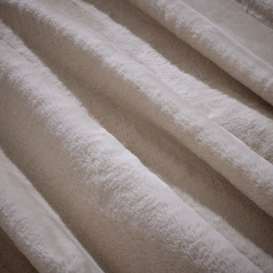 Faux Fur Throw 1.5 x 1.8m - Natural - DUSK