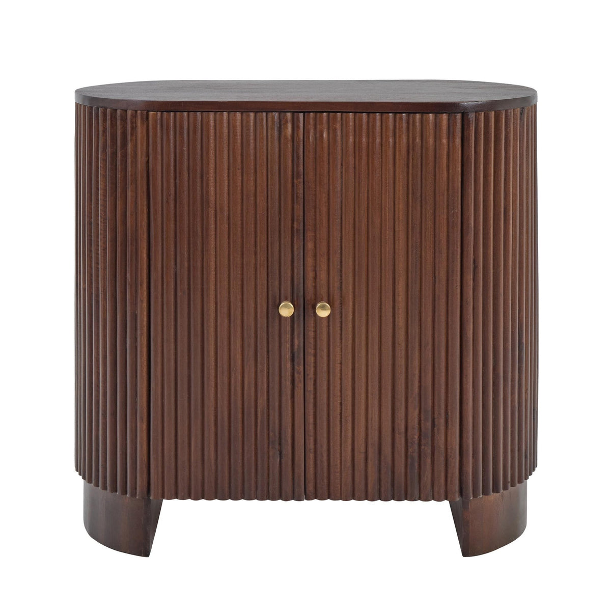 Finley Mango Wood 2 Door Sideboard - Walnut - DUSK