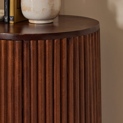 Finley Mango Wood 2 Door Sideboard - Walnut - DUSK