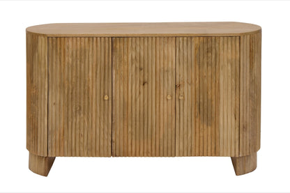 Finley Mango Wood 3 Door Sideboard - Natural - DUSK