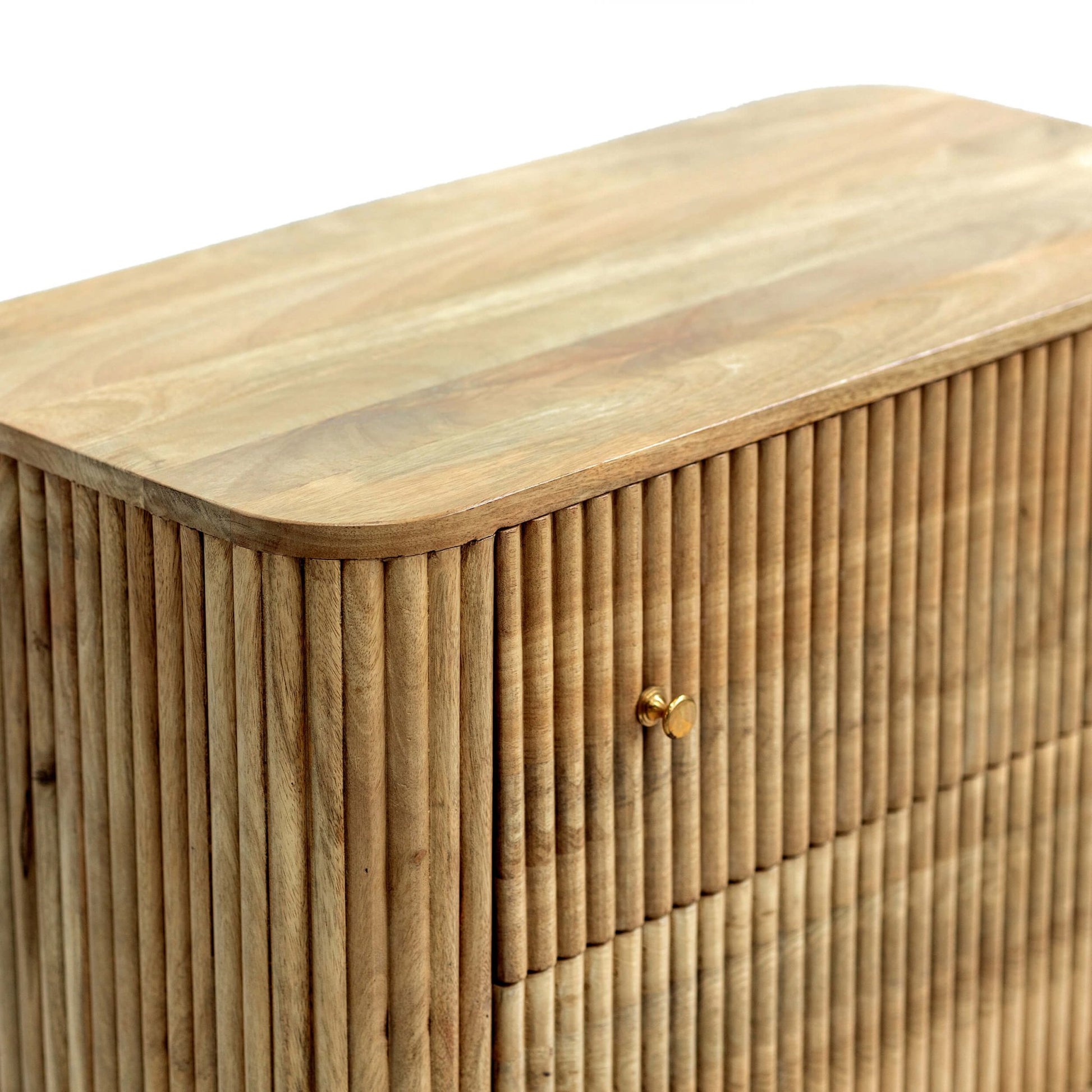 Finley Mango Wood 3 Drawer Chest - Natural - DUSK