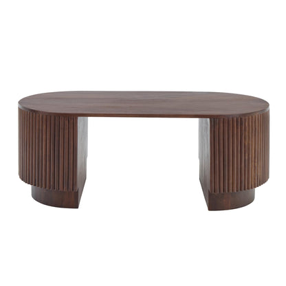 Finley Mango Wood Coffee Table - Walnut - DUSK