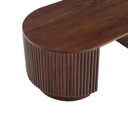Finley Mango Wood Coffee Table - Walnut - DUSK