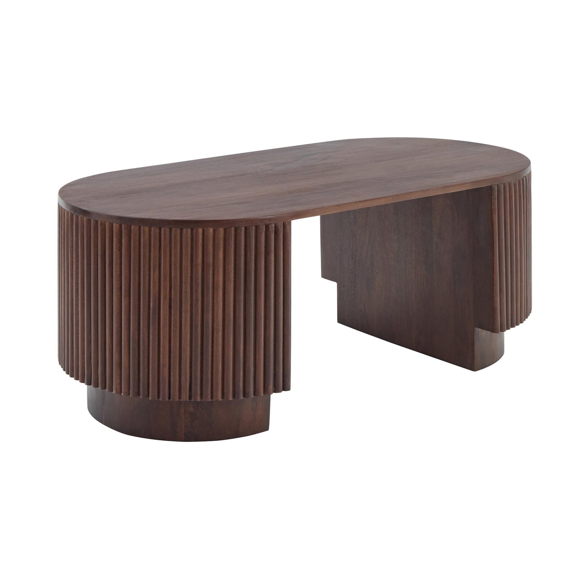 Finley Mango Wood Coffee Table - Walnut - DUSK