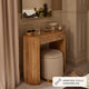 Finley Mango Wood Dressing Table Console - Natural - DUSK