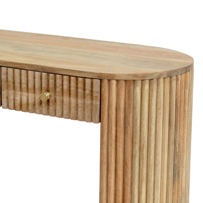 Finley Mango Wood Dressing Table Console - Natural - DUSK