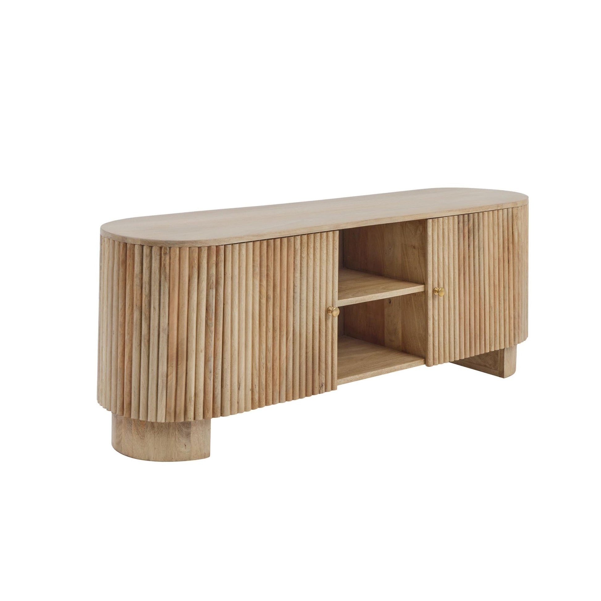 Finley Mango Wood Tv Unit for Tv Unit TVs up to 55" - Natural - DUSK