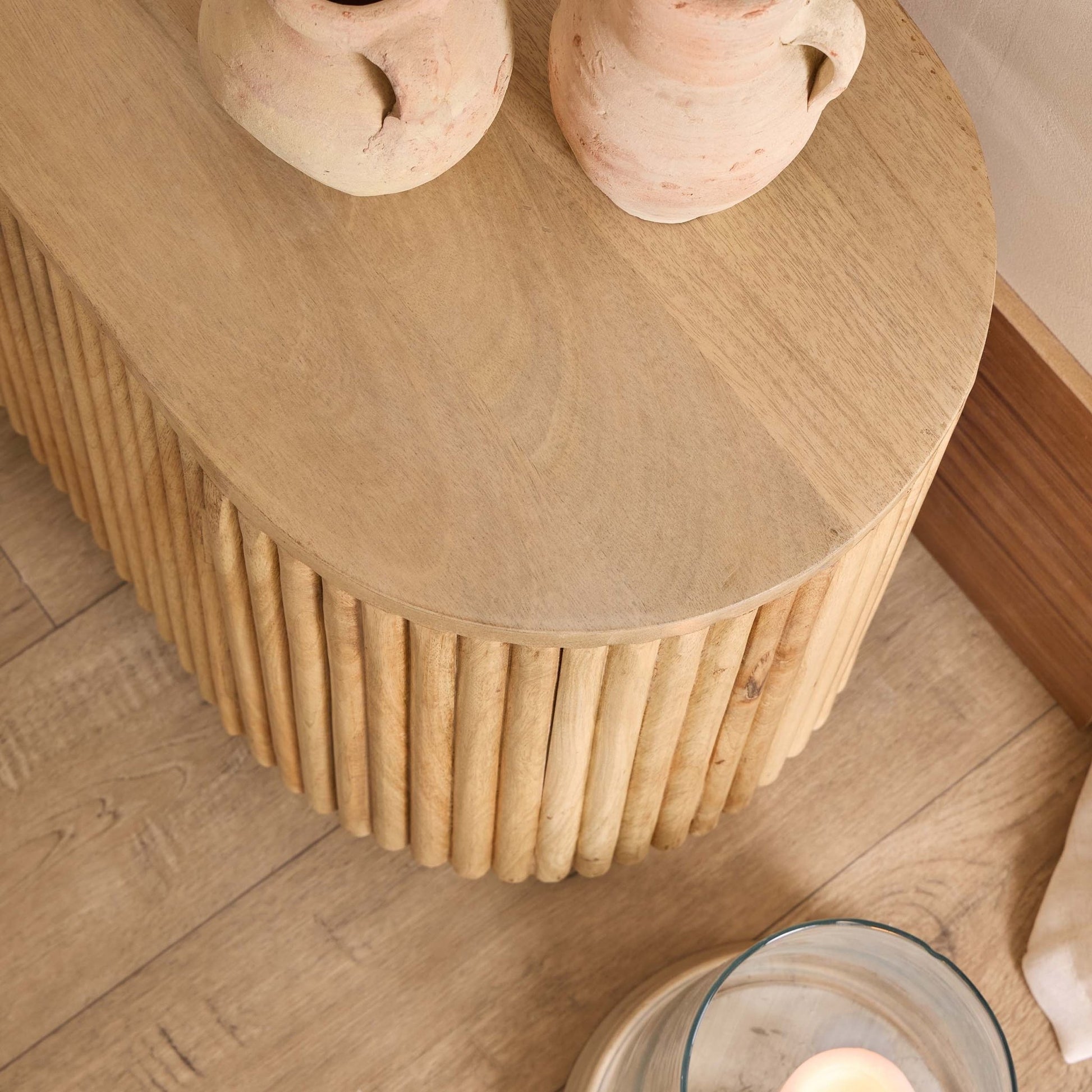 Finley Mango Wood Tv Unit for Tv Unit TVs up to 55" - Natural - DUSK