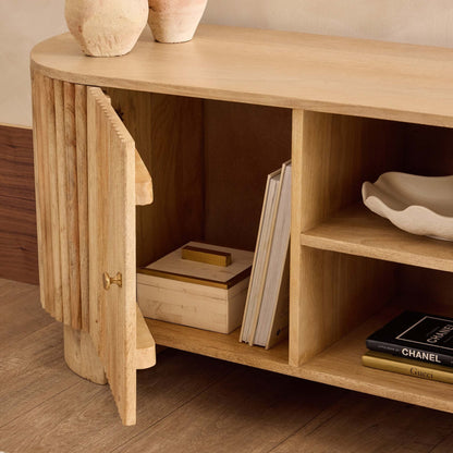 Finley Mango Wood Tv Unit for Tv Unit TVs up to 55" - Natural - DUSK