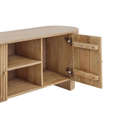 Finley Mango Wood Tv Unit for Tv Unit TVs up to 55" - Natural - DUSK