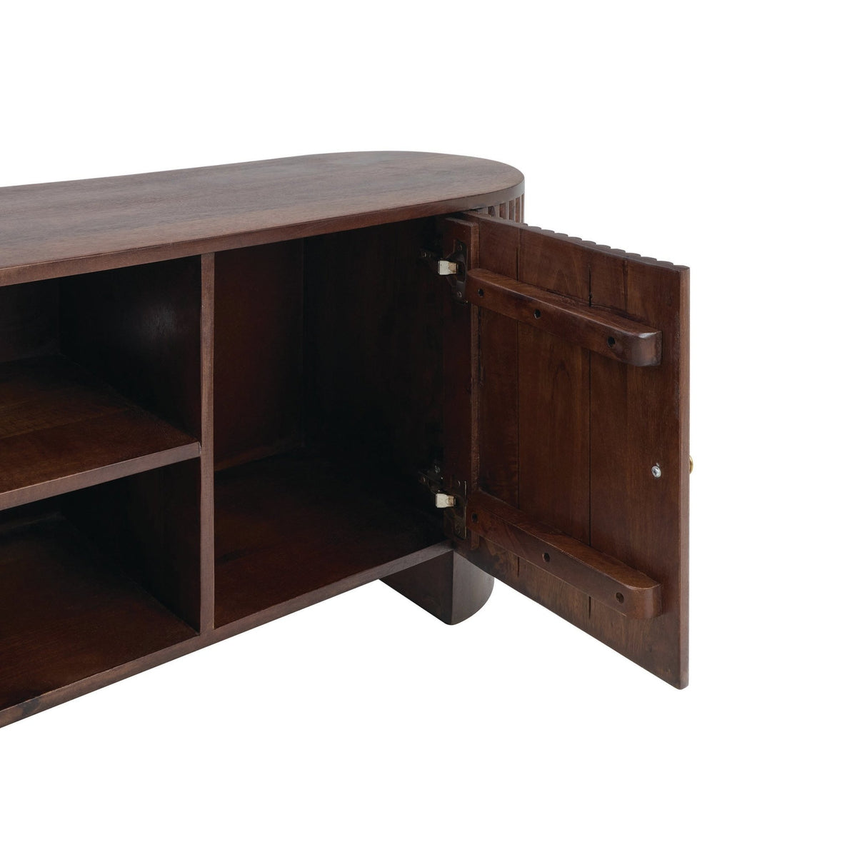 Finley Mango Wood Tv Unit for Tv Unit TVs up to 55" - Walnut - DUSK