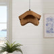 Fleur Rattan Layered Petal Ceiling Shade - Natural - DUSK