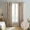 Floral Eyelet Curtains - Taupe - DUSK