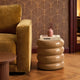 Florrie High Gloss Side Table - Caramel - DUSK