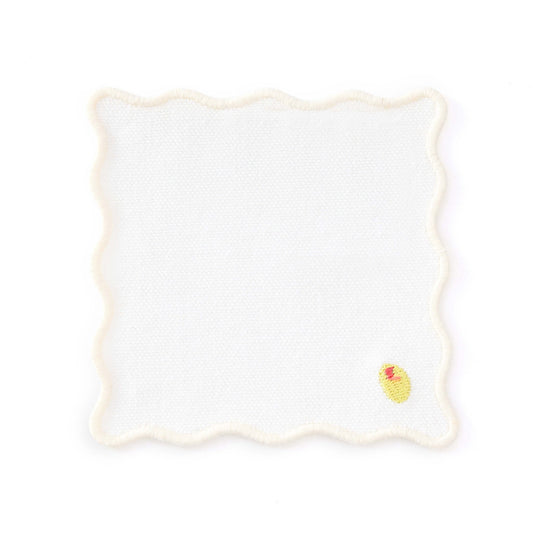 Food Embroidered Pack of 4 Coasters - Multi - DUSK