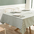 Gabriella Gingham Table Cloth - Green - DUSK