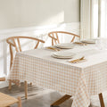 Gabriella Gingham Table Cloth - Natural - DUSK