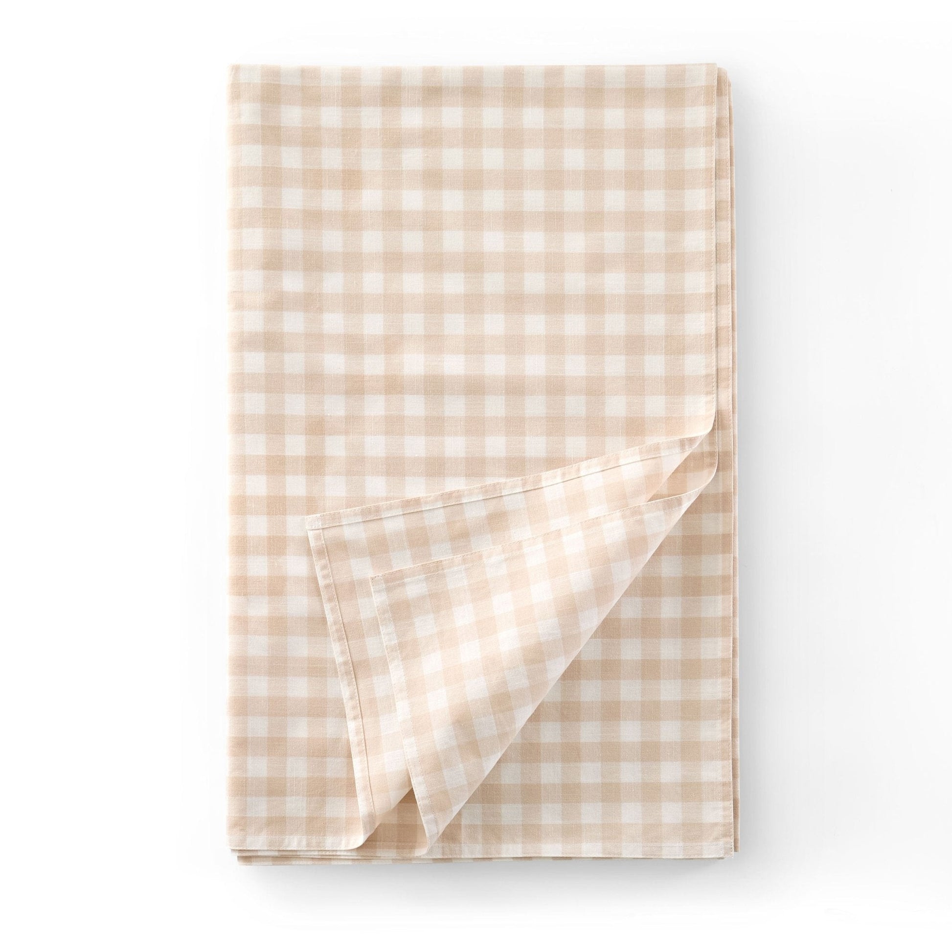 Gabriella Gingham Table Cloth - Natural - DUSK