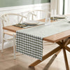 Gabriella Gingham Table Runner - Green - DUSK