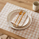 Gabriella Set of 4 Gingham Napkins - Natural - DUSK