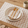 Gabriella Set of 4 Gingham Napkins - Natural - DUSK