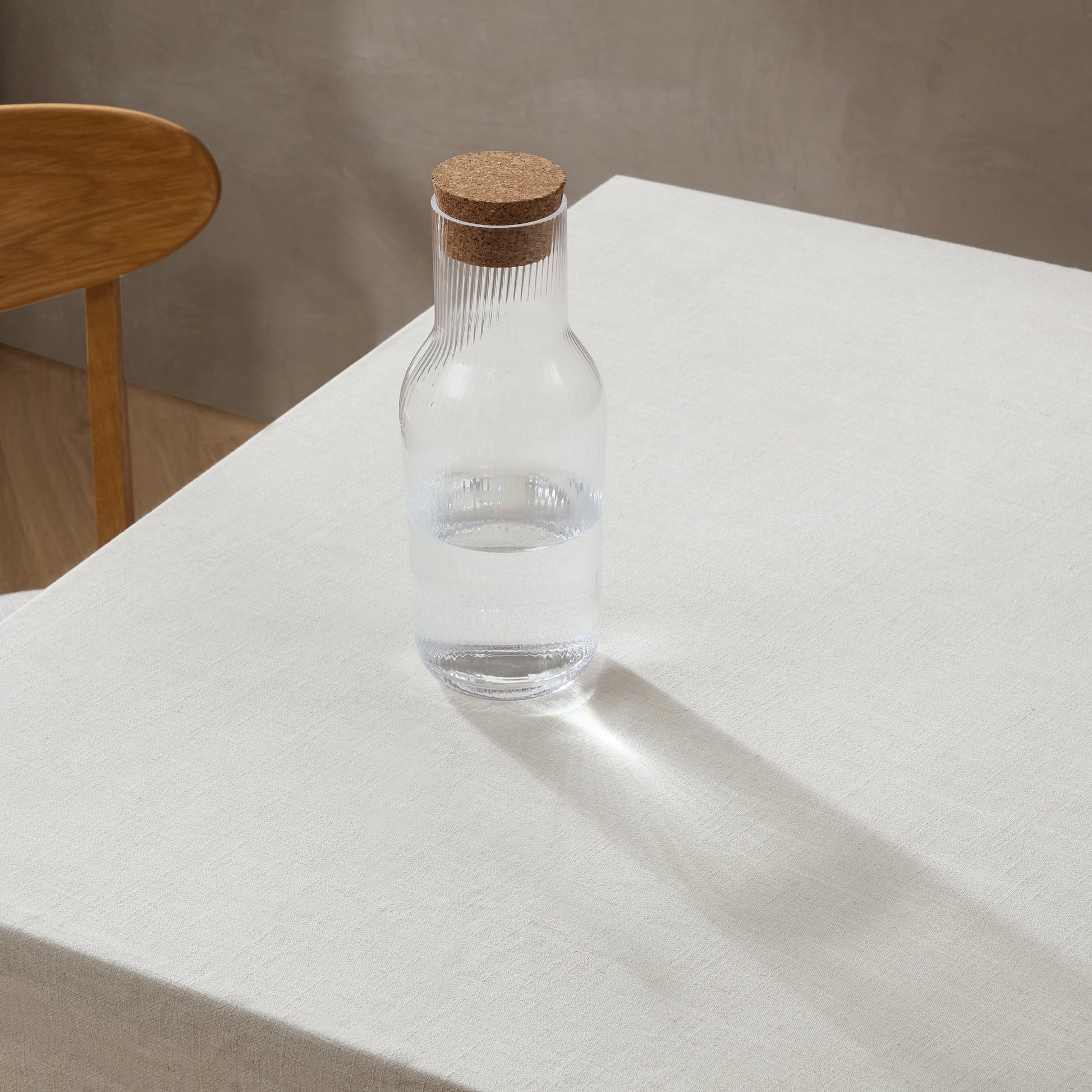 Gatsby Ripple Glass 1L Carafe - Clear - DUSK