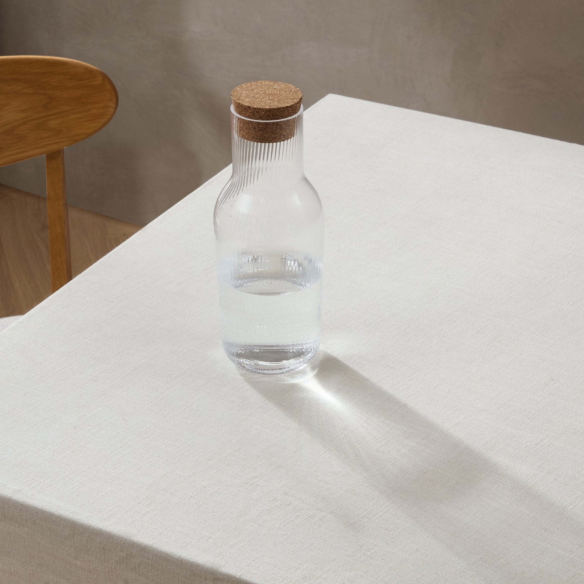 Gatsby Ripple Glass 1L Carafe - Clear - DUSK