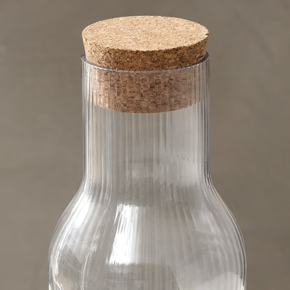 Gatsby Ripple Glass 1L Carafe - Clear - DUSK