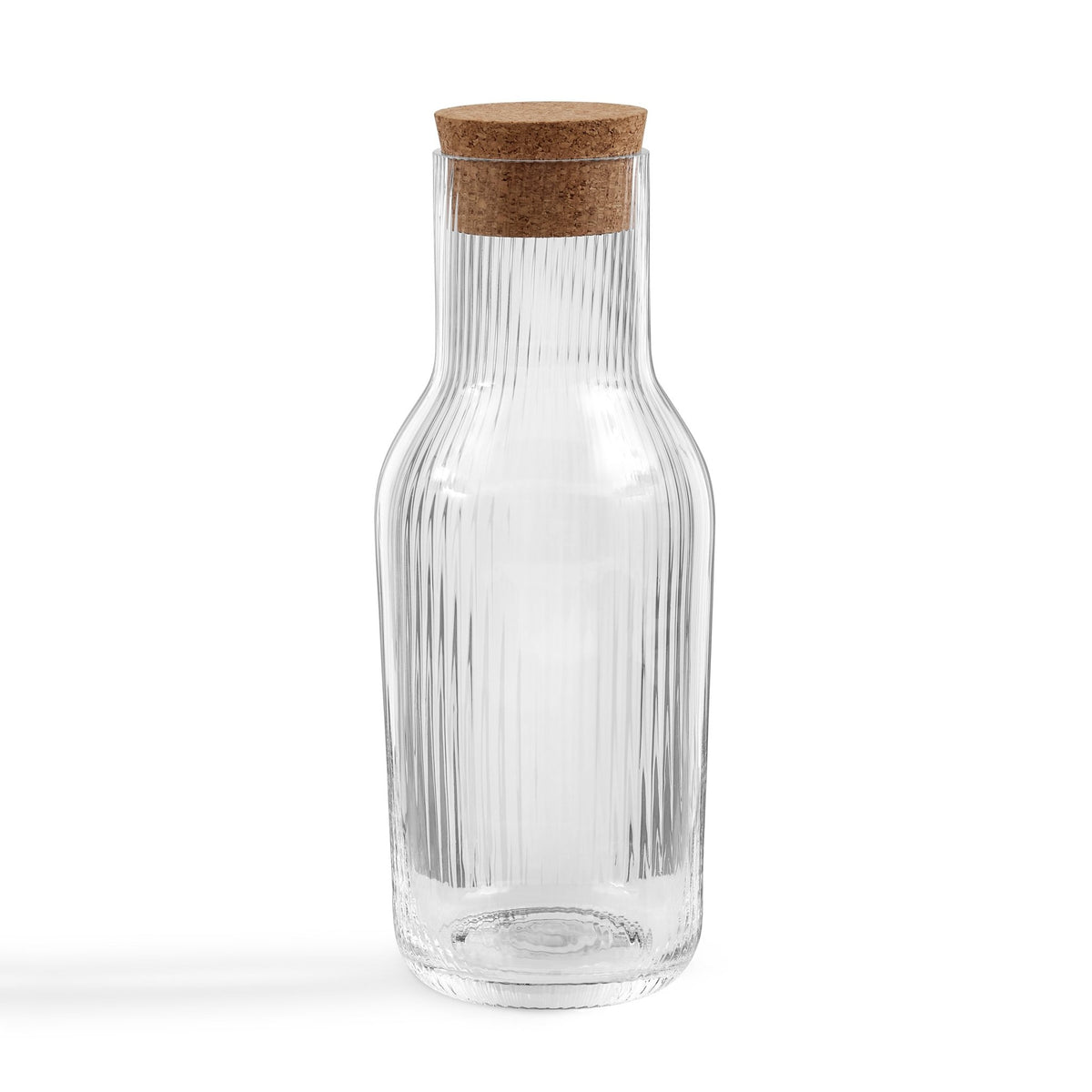 Gatsby Ripple Glass 1L Carafe - Clear - DUSK