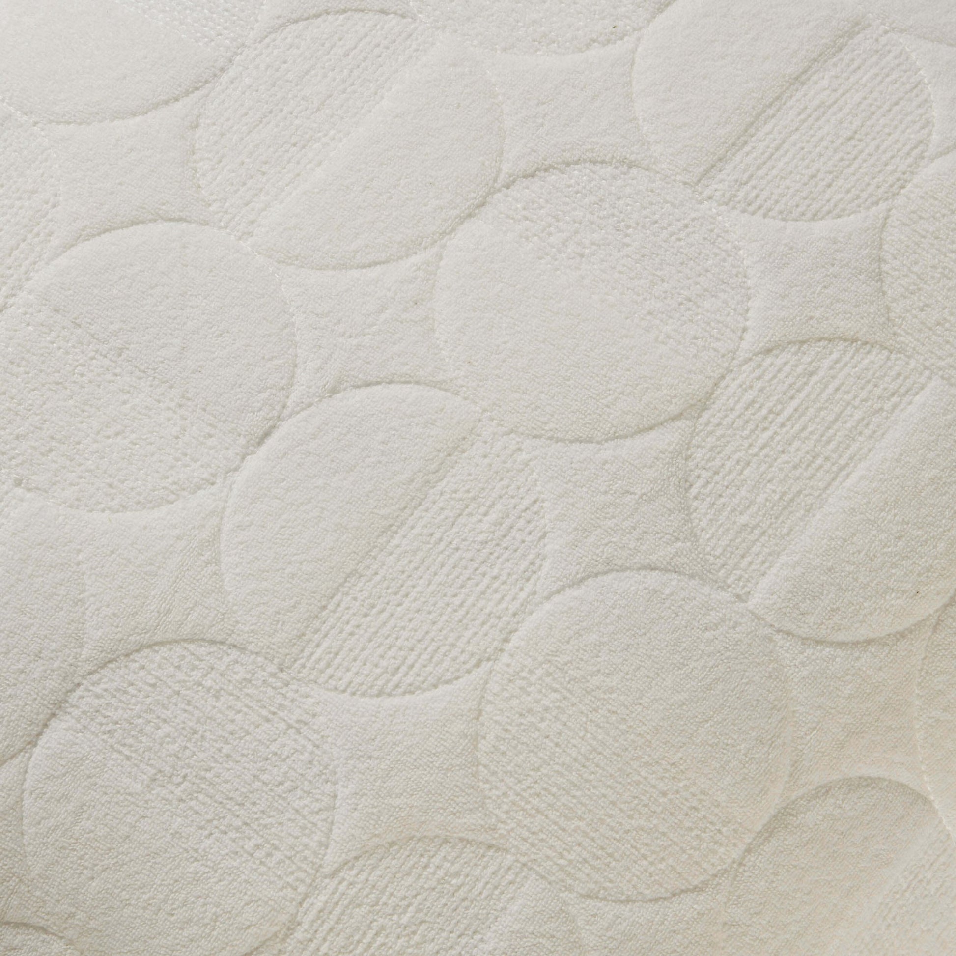 Geometric Embossed Cushion Cover - White - DUSK