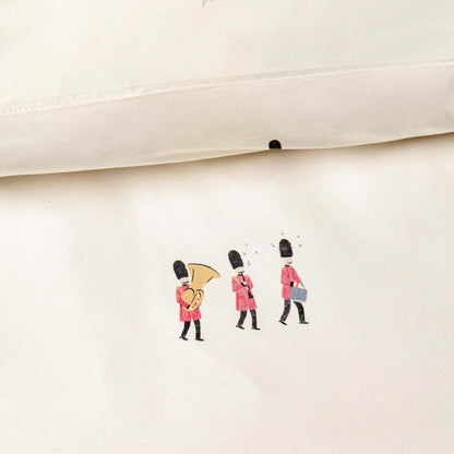 George 100% Cotton Patriotic Duvet Cover & Pillowcase set - White - DUSK