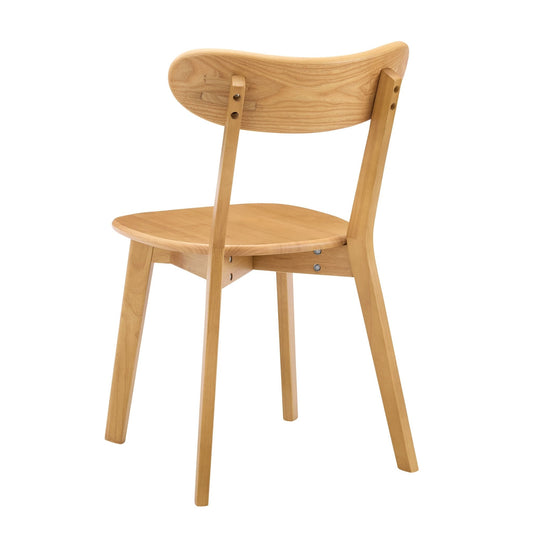 Georgia Set of 2 Dining Chairs - Light Wood - DUSK
