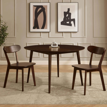Georgia Set of 2 Dining Chairs - Walnut - DUSK
