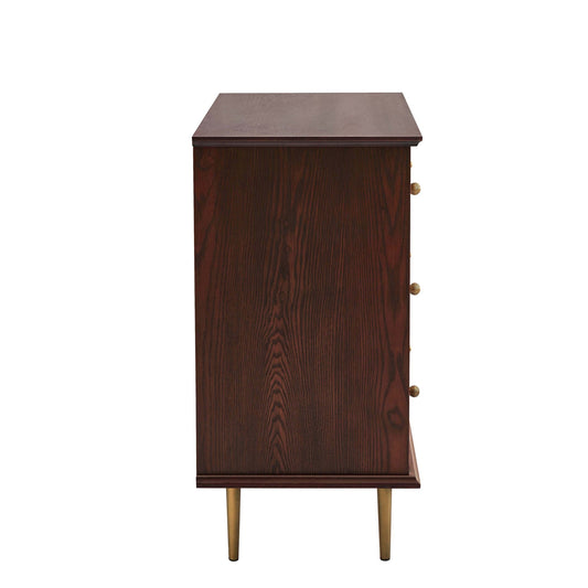 Georgie 3 Drawer Chest - Mahogany - DUSK