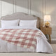 Gingham Throw - Cinder Rose - DUSK