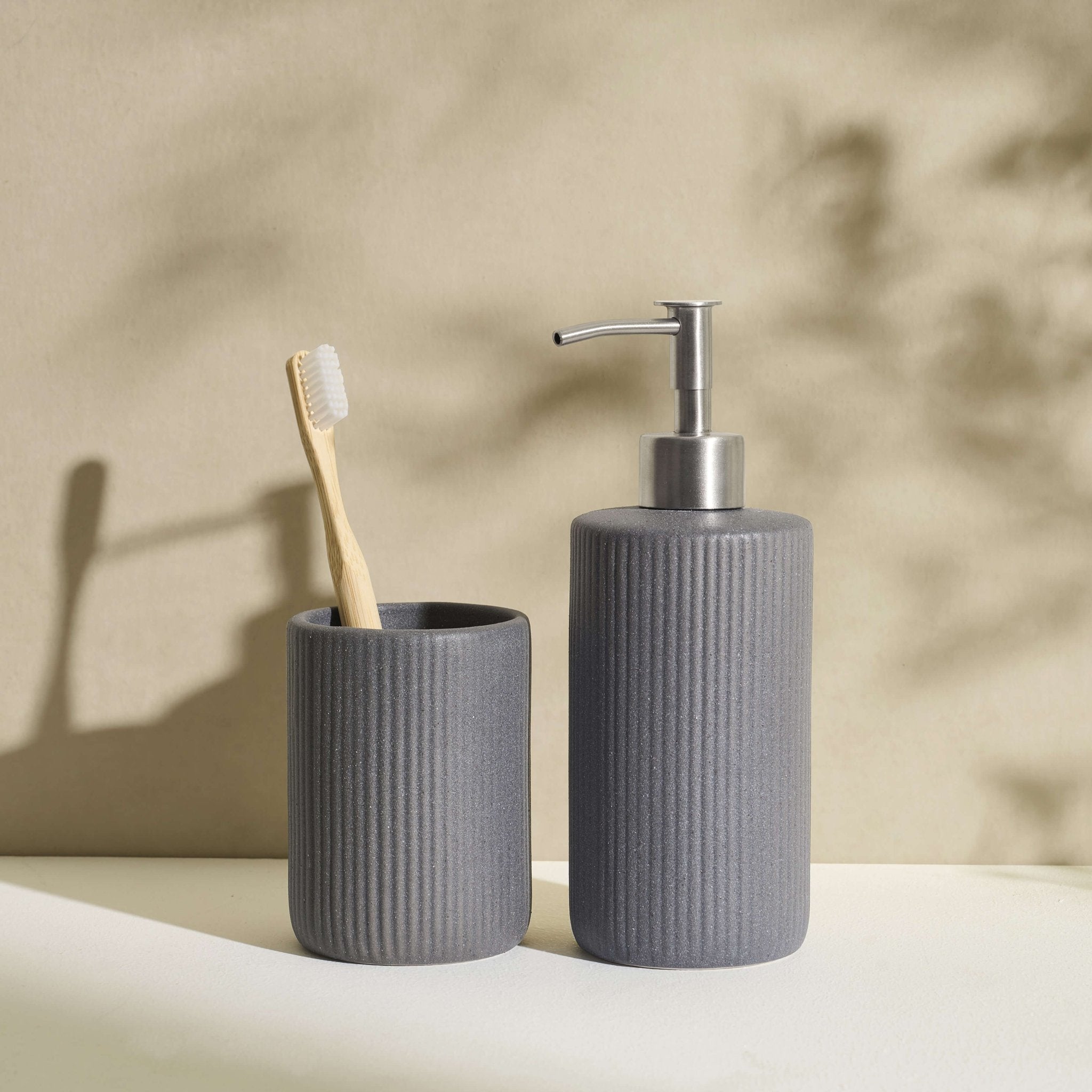 Hadley Sand Effect Accessories Bundle - Set of 2 - Grey - DUSK