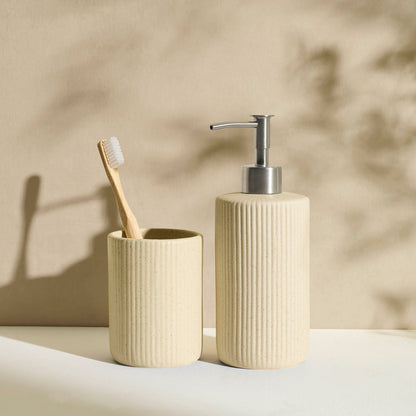 Hadley Sand Effect Tumbler - Natural - DUSK