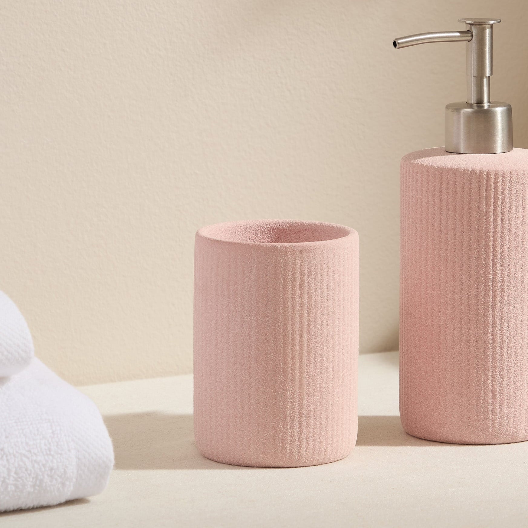 Hadley Sand Effect Tumbler - Pink - DUSK