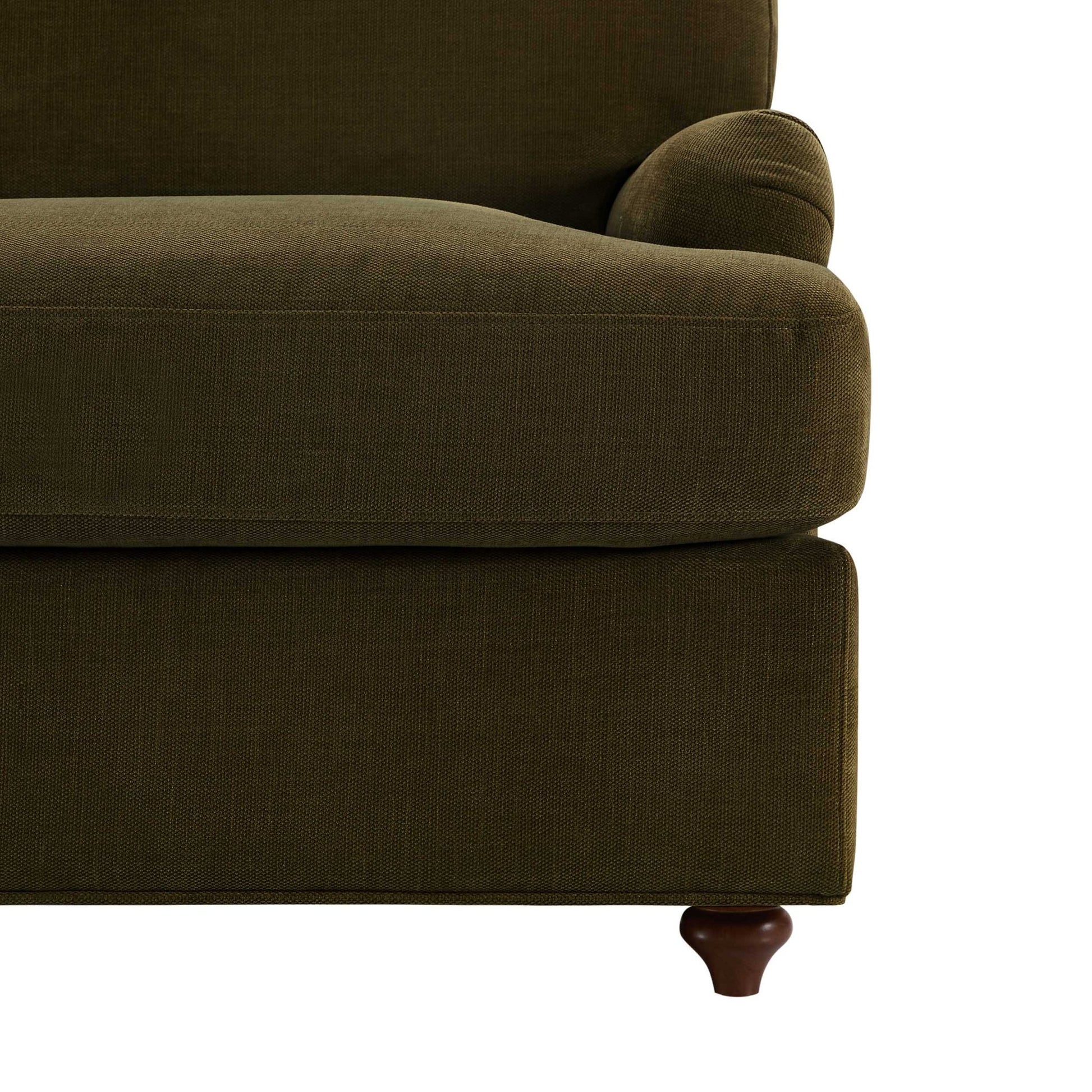 Hampshire 2 Seater Sofa Bed - Chenille Olive - DUSK