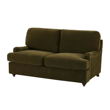 Hampshire 2 Seater Sofa Bed - Chenille Olive - DUSK