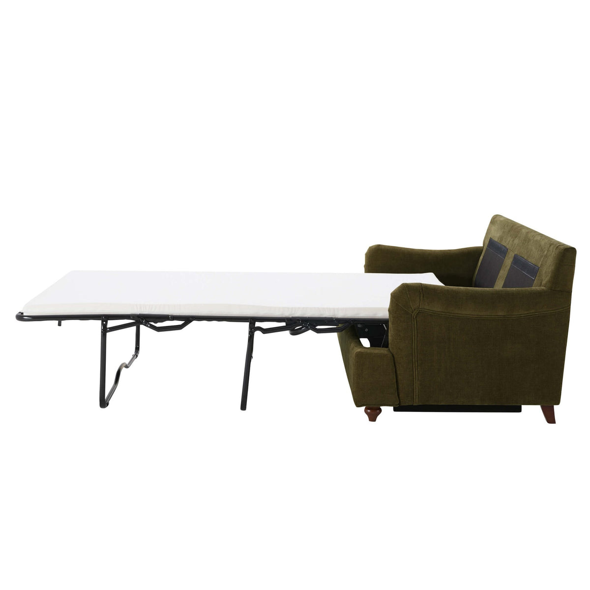 Hampshire 2 Seater Sofa Bed - Chenille Olive - DUSK