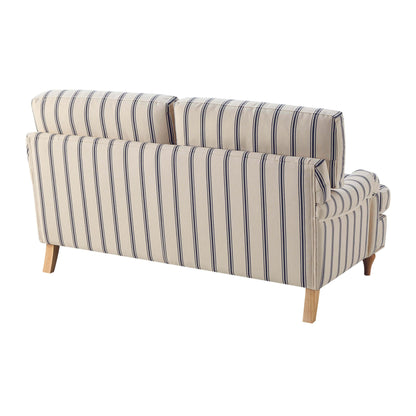 Hampshire 2 Seater Sofa - Blue Stripe - DUSK